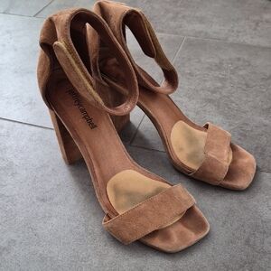 Jeffrey Campbell Brown Suede Heels